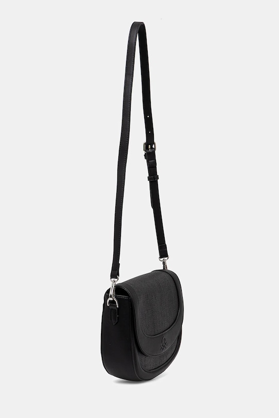 Τσάντα United Colors of Benetton 6NYFDY07R μαύρο SS25