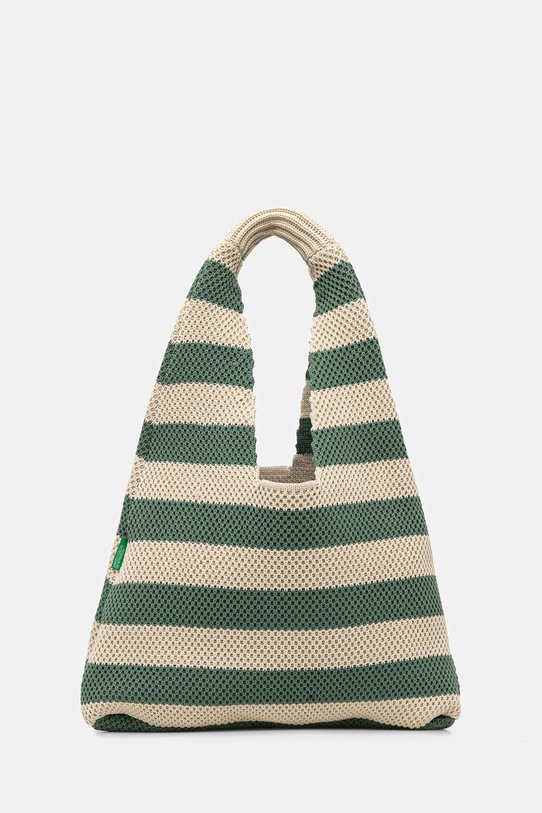 Torba United Colors of Benetton premalo za format A4 zelena 6VQFDY07U