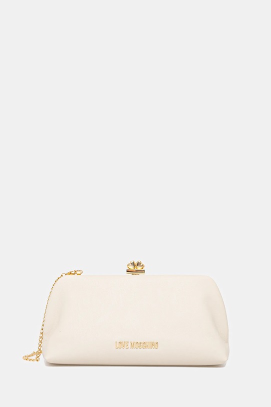 Listová kabelka Love Moschino jednofarebný béžová JC4287PP0MKP0110