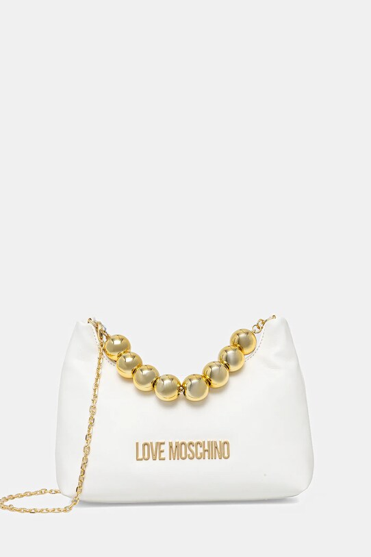 Kabelka Love Moschino jednofarebný biela JC4252PP0MKS0100