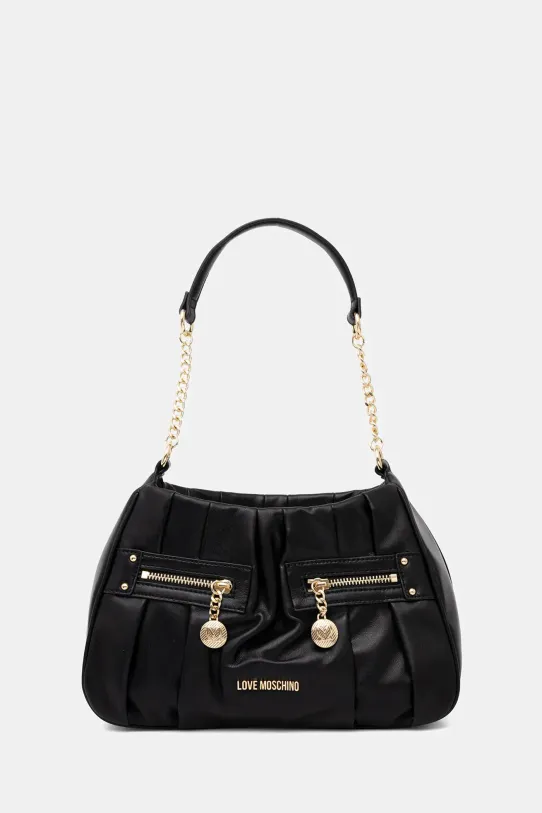 Torba Love Moschino bez uzorka crna JC4214PP0MKB0000