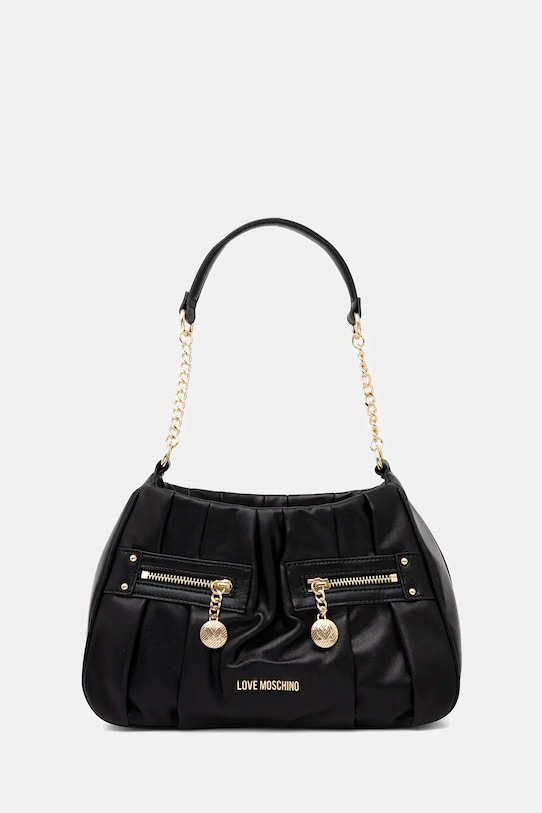 Love Moschino torebka nie mieści A4 czarny JC4214PP0MKB0000