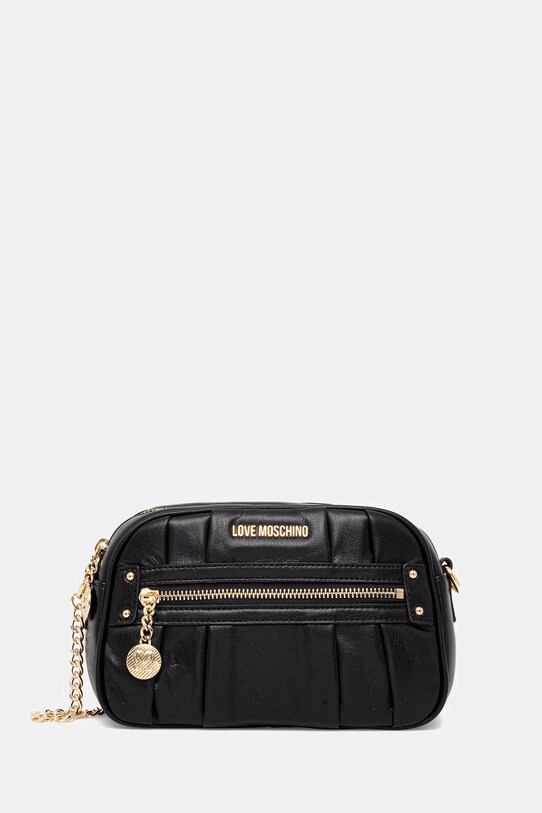 Love Moschino torebka nie mieści A4 czarny JC4217PP0MKB0000