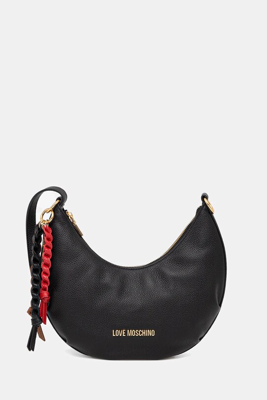 Love Moschino torebka nie mieści A4 czarny JC4308PP0MK1100A