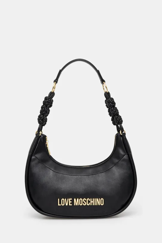 Love Moschino torebka nie mieści A4 czarny JC4237PP0MKL0000