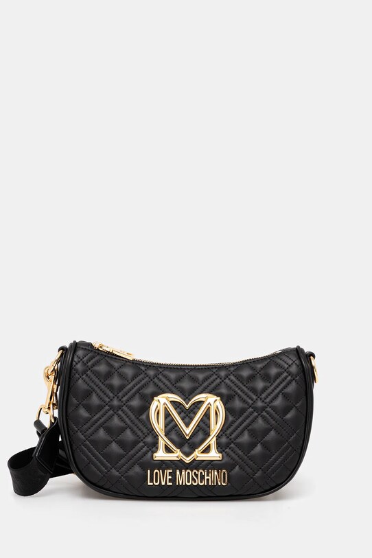 Love Moschino torebka nie mieści A4 czarny JC4301PP0MK1200A