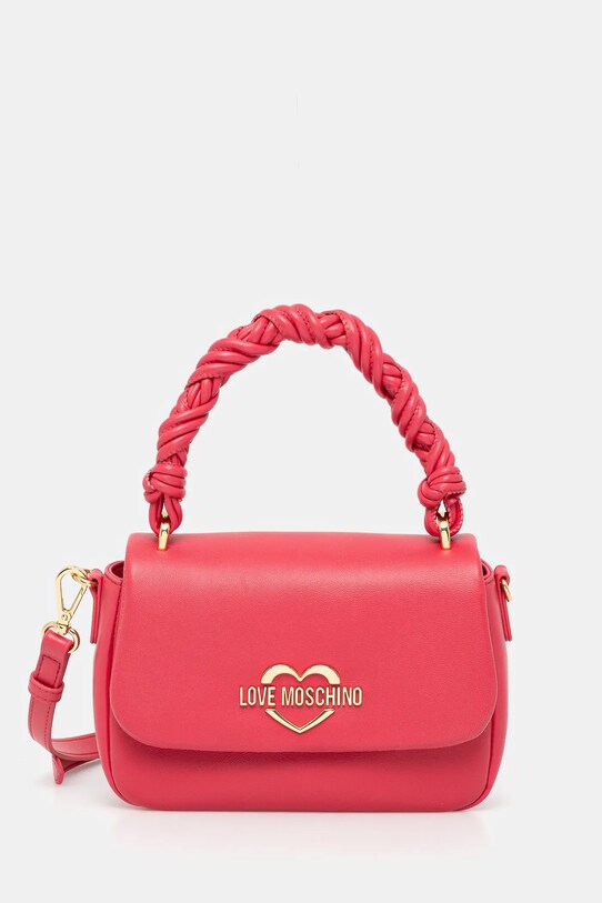 Love Moschino torebka nie mieści A4 różowy JC4311PP0MK1361A