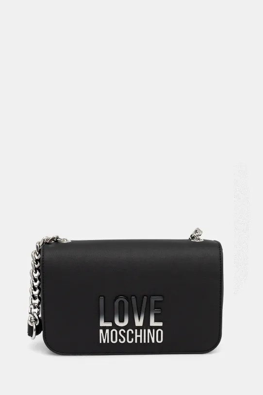 Love Moschino geantă nu incape in A4 negru JC4254PP0MKD000B