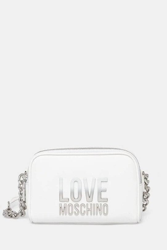 Kabelka Love Moschino jednofarebný biela JC4255PP0MKD0100