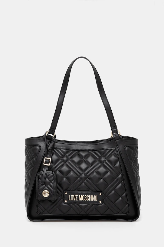 Love Moschino poșetă incape in A4 negru JC4206PP0MLA0000