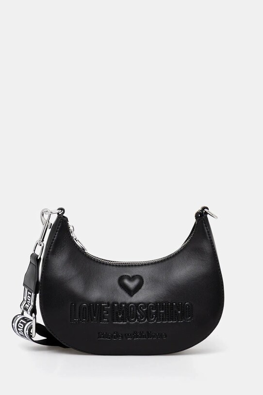 Love Moschino torebka nie mieści A4 czarny JC4219PP0MKF000B