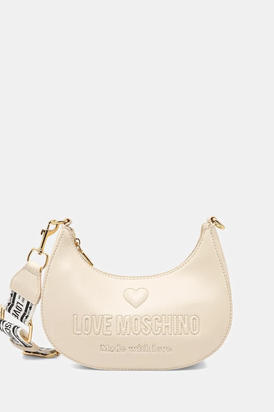 Kabelka Love Moschino imitácia kože béžová JC4219PP0MKF0110