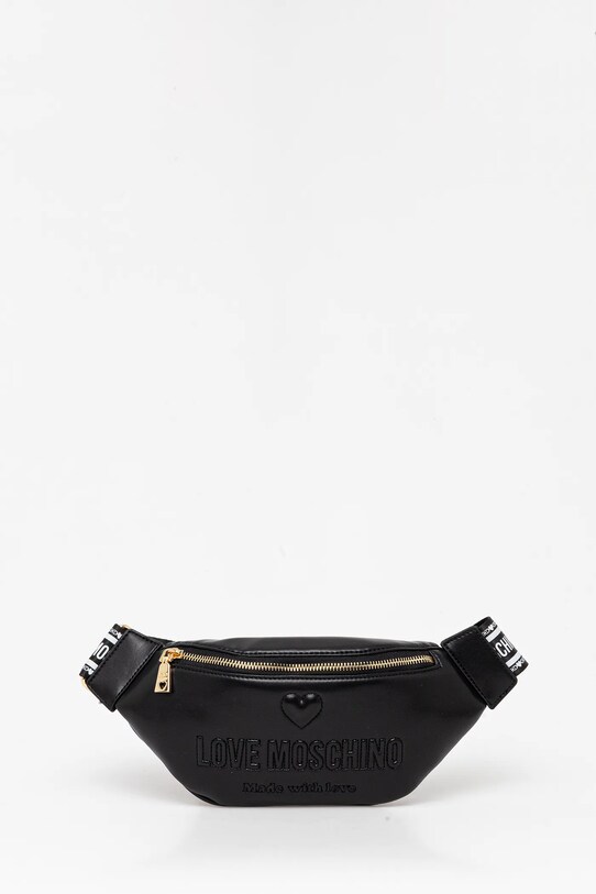 Malá taška Love Moschino textilný čierna JC4223PP0MKF0000
