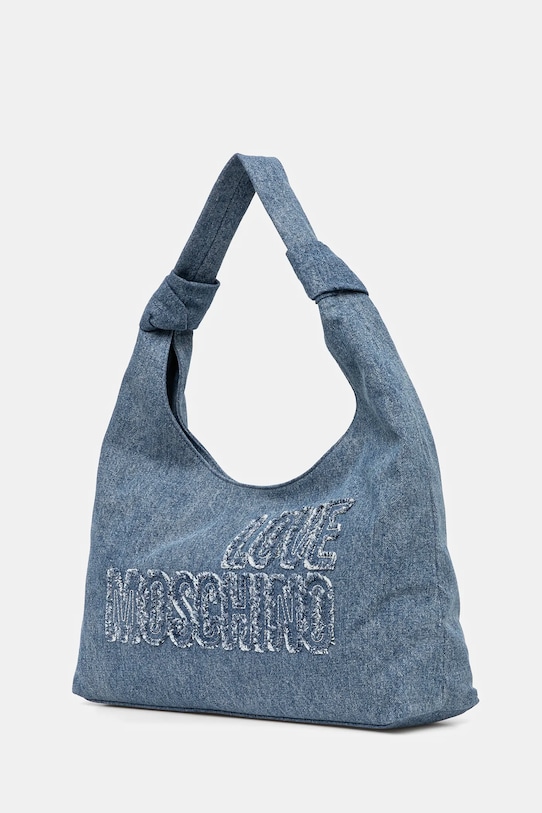 Love Moschino torebka jeansowa JC4243PP0MKM0750 niebieski SS25