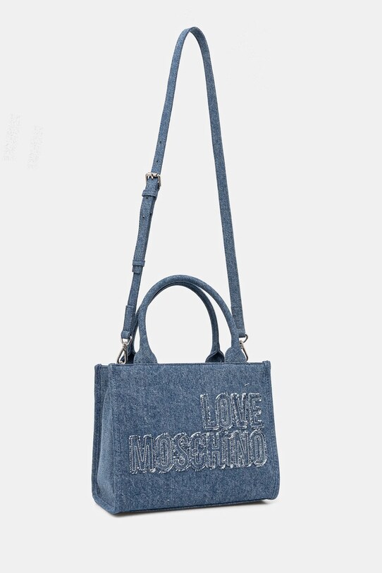 Love Moschino geantă de blugi JC4244PP0MKM0750 albastru SS25