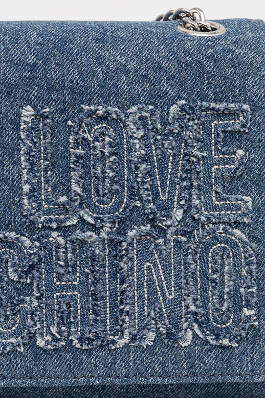 Τζιν τσάντα Love Moschino μπλε JC4245PP0MKM0750