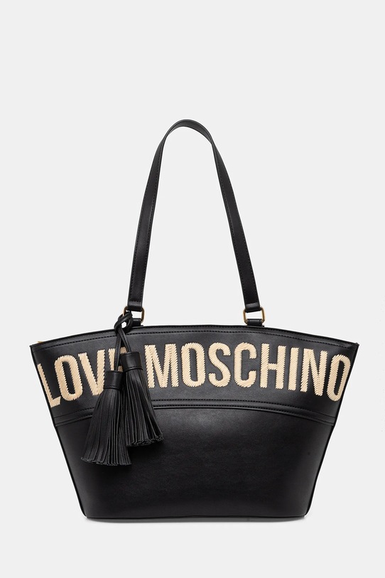 Kabelka Love Moschino jednofarebný čierna JC4285PP0MKJ0000