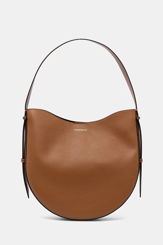 Шкіряна сумочка Victoria Beckham лицьова шкіра коричневий B125AAC006325A