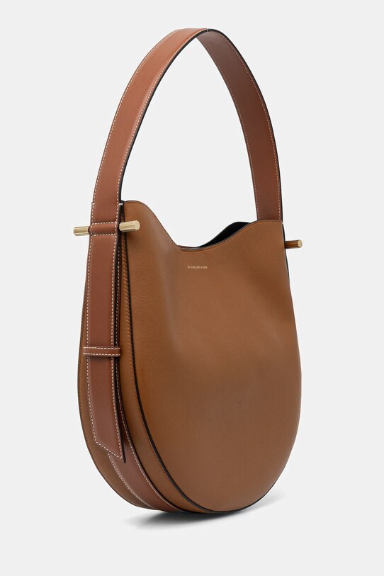 Шкіряна сумочка Victoria Beckham B125AAC006325A коричневий SS25