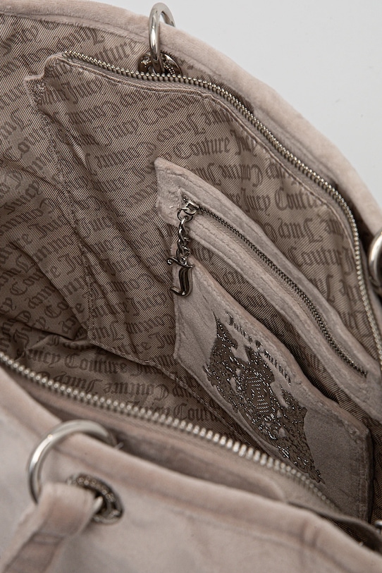 Велюрова сумочка Juicy Couture Kimberly BEJQL8761WPO бежевий