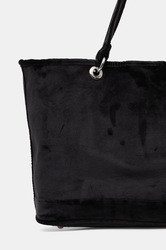 Accesorii Juicy Couture geantă de mână din catifea Kimberly BEJQL8761WPO negru