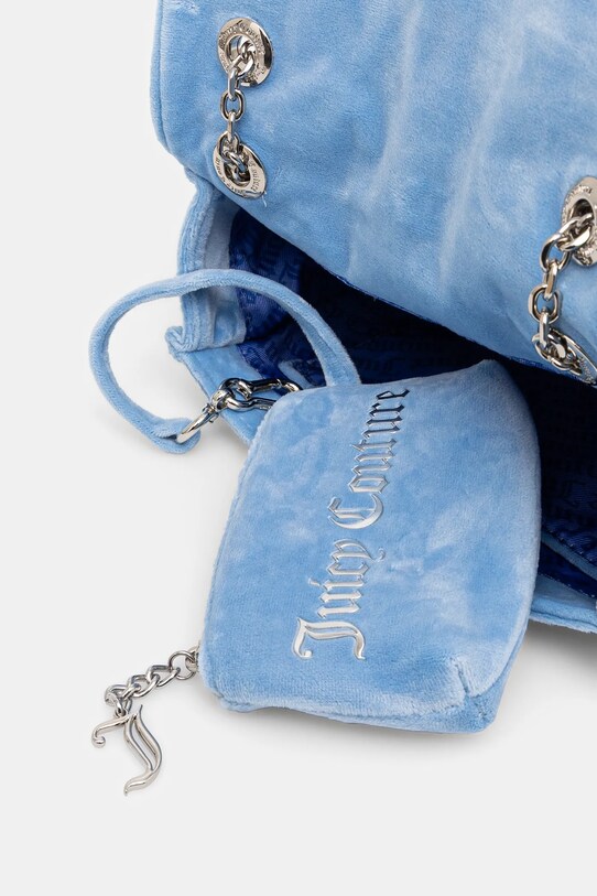 Аксессуары Сумочка из велюра Juicy Couture Kimberly BEJQL8762WPO голубой