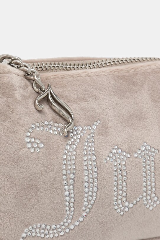 Velur torbica Juicy Couture Kimberly bež BEJQL8767WPO