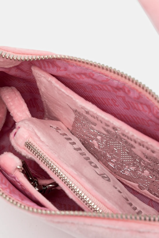 Juicy Couture geantă de mână din catifea Kimberly roz BEJQL8767WPO