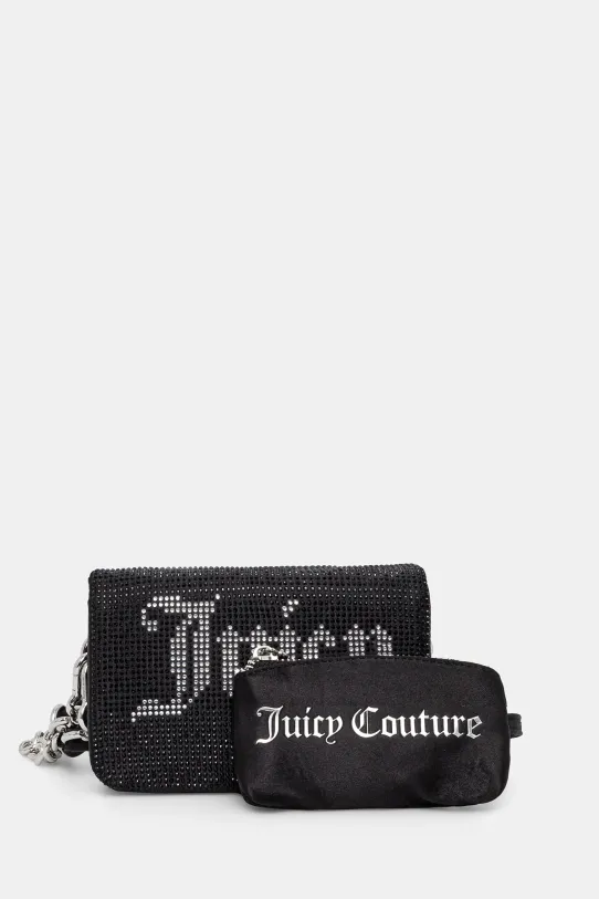 Τσάντα Juicy Couture Hazel υφασμάτινο μαύρο BEJH98852WPO