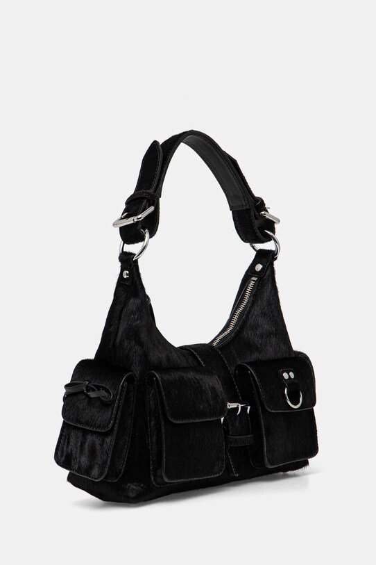 The Kooples poseta AFSAMELIA15 negru SS25