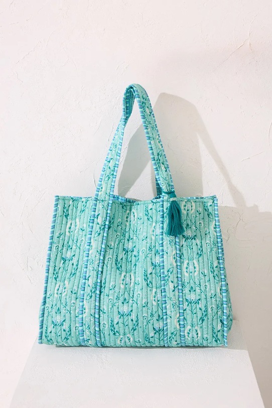 Kabelka women'secret vzorovaný tyrkysová 4389646