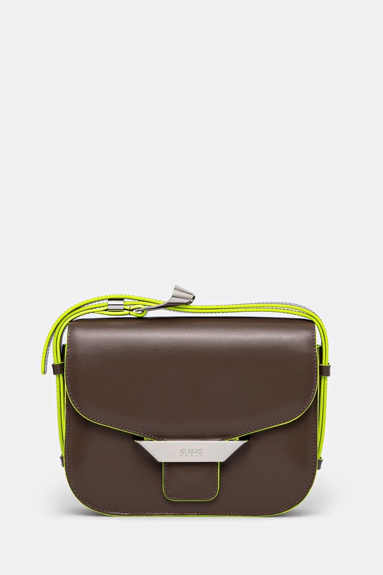 Кожаная сумочка Kenzo кожа коричневый FF52SA318L3B.10