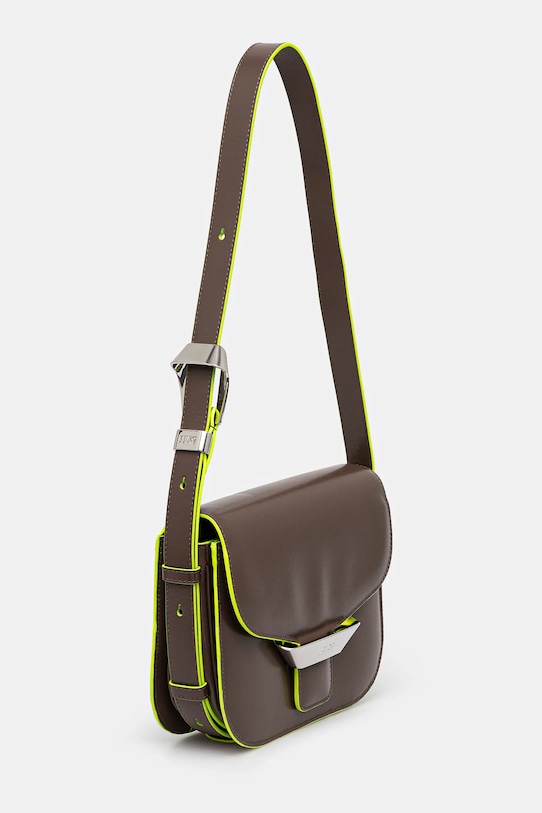 Kenzo leather handbag FF52SA318L3B.10 brown SS25