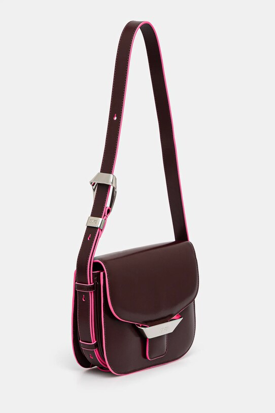 Kožená kabelka Kenzo FF52SA318L3B.24 burgundské SS25