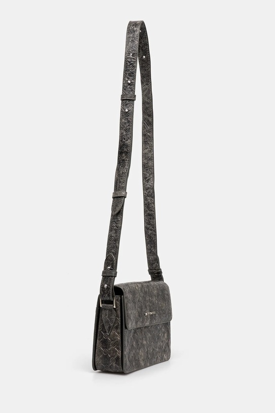 Kožna torba Daily Paper Meru Vintage Leather Bag 2511061 siva SS25