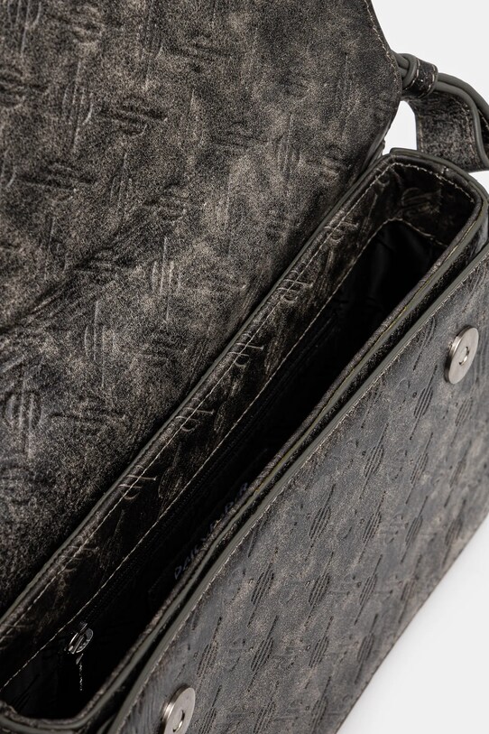 Kožna torba Daily Paper Meru Vintage Leather Bag 2511061 siva