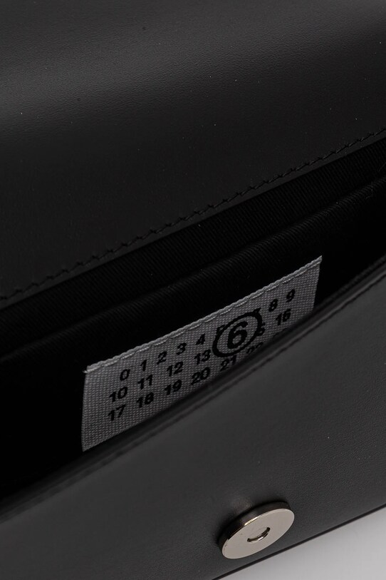 Шкіряна сумка MM6 Maison Margiela SB6WG0018.P8327.HA751 чорний