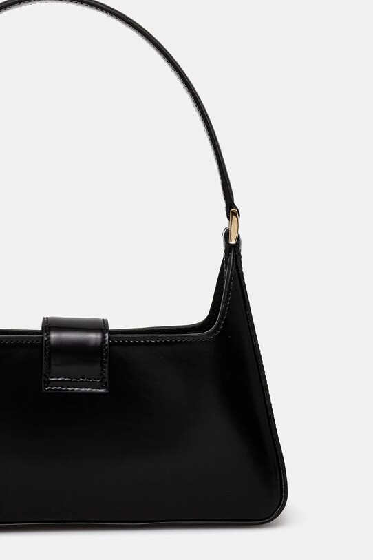 Dodaci Kožna torba Anine Bing Lou Shoulder Bag A.13.11445 crna