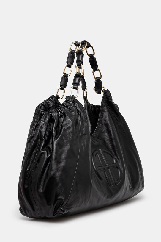 Anine Bing poseta de piele Kate Tote A.13.3087 negru SS25