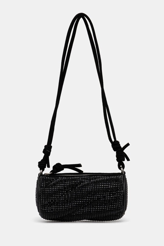 Fiorucci torebka Suede Rhinestone Micro Mella skóra zamszowa czarny U01FMASL005LE05BK01
