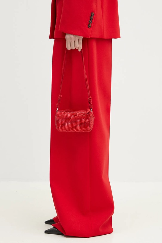 Fiorucci suede handbag Suede Rhinestone Micro Mella U01FMASL005LE05RD01