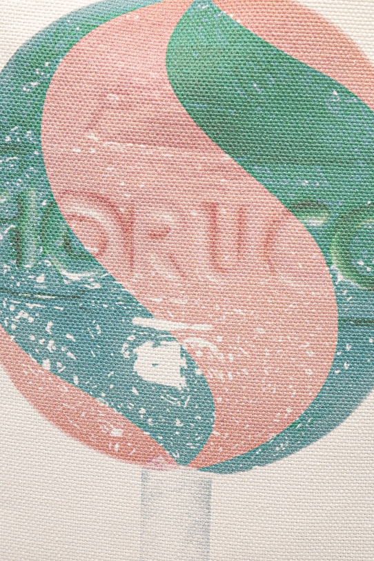 Бавовняна сумка Fiorucci Lollipop Print Canvas Tote бежевий U02SPABA275CO03WH02