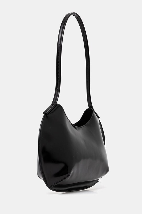 By Far poșetă de piele MWBSB056CL017BK001PL negru SS25