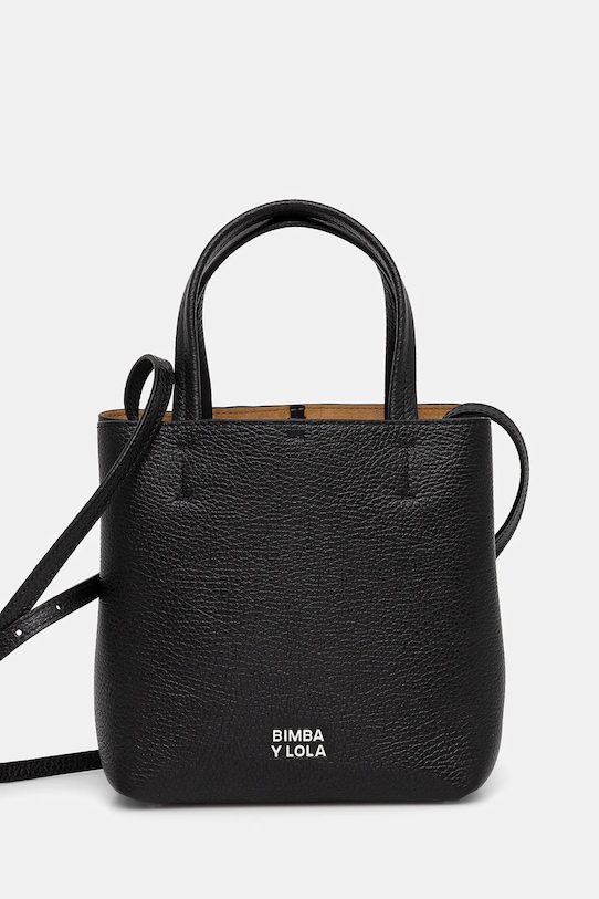 Bimba Y Lola torebka skórzana skóra licowa czarny 251BBBJ5L.10000