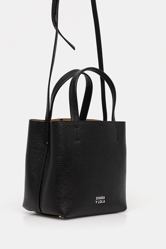 Bimba Y Lola geantă de piele 251BBBJ5L.10000 negru SS25