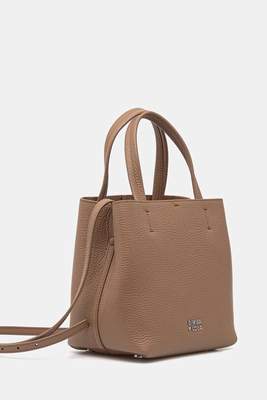 Kožená kabelka Bimba Y Lola 251BBBJ5L.12601 hnedá SS25