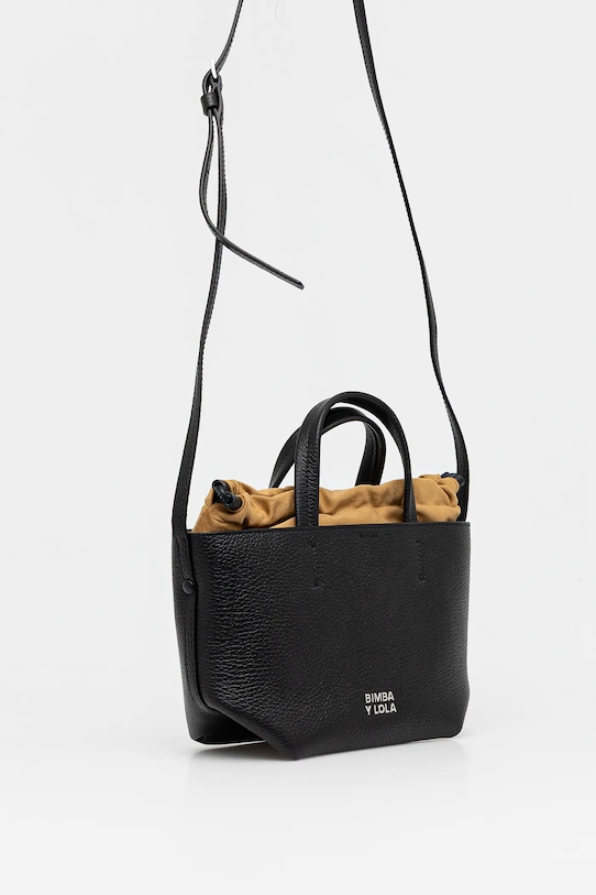 Bimba Y Lola geantă de piele 251BBBJ7L.10000 negru SS25