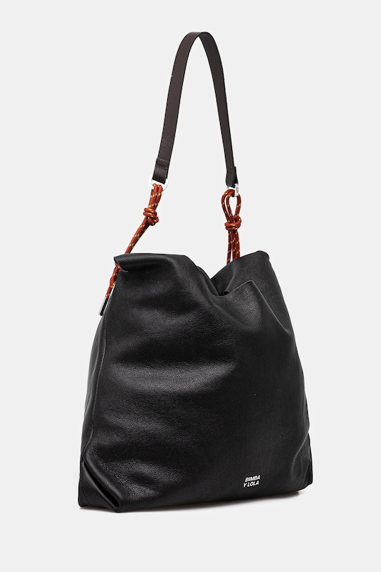 Bimba Y Lola torebka skórzana 251BBBJ8C.10000 czarny SS25