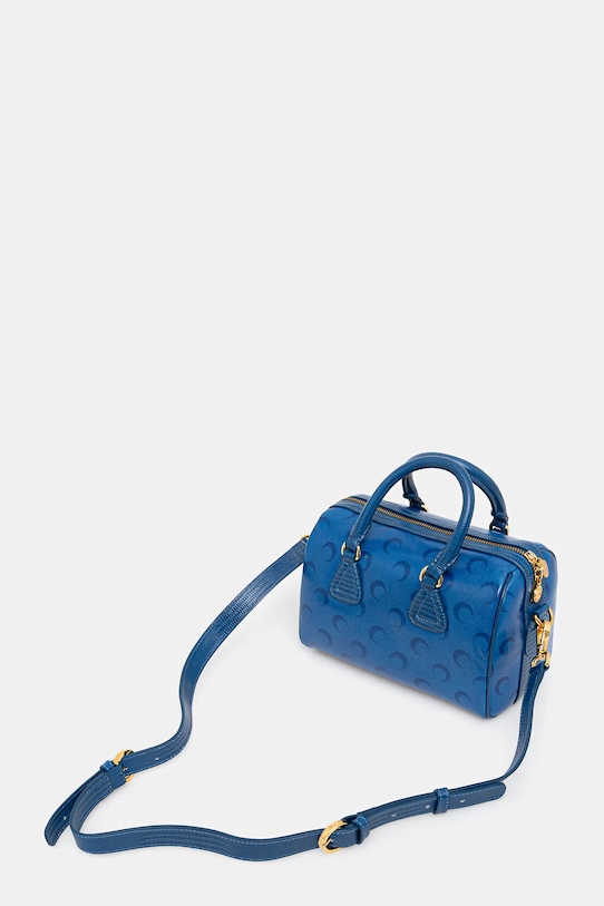 Accessories Marine Serre leather handbag Moon Airbrushed Leather Strike WBA019A.CLEA0053 blue