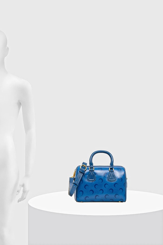 Marine Serre leather handbag Moon Airbrushed Leather Strike WBA019A.CLEA0053